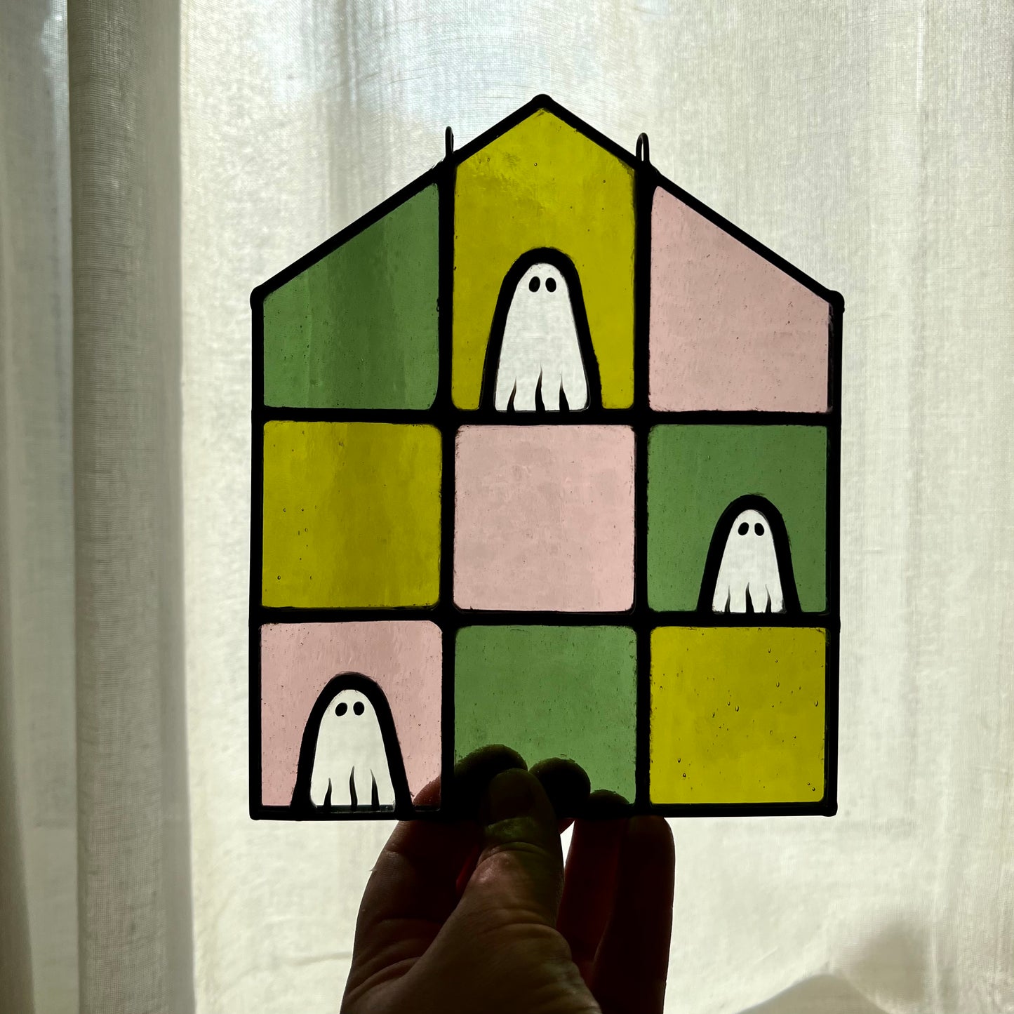 PREORDER / Haunted House / greens + purple