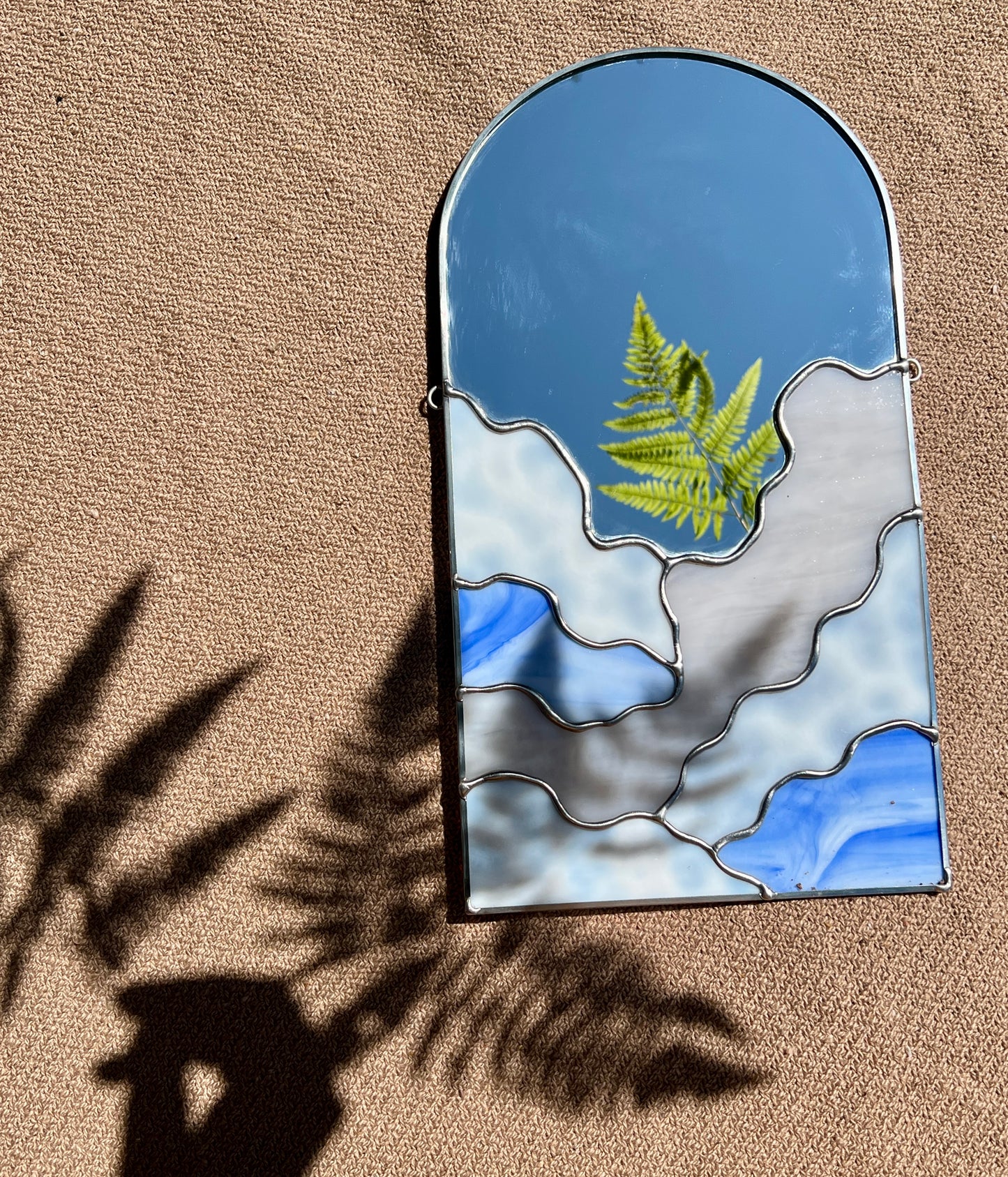 RESERVED / Blue Cloud Arch Mirror