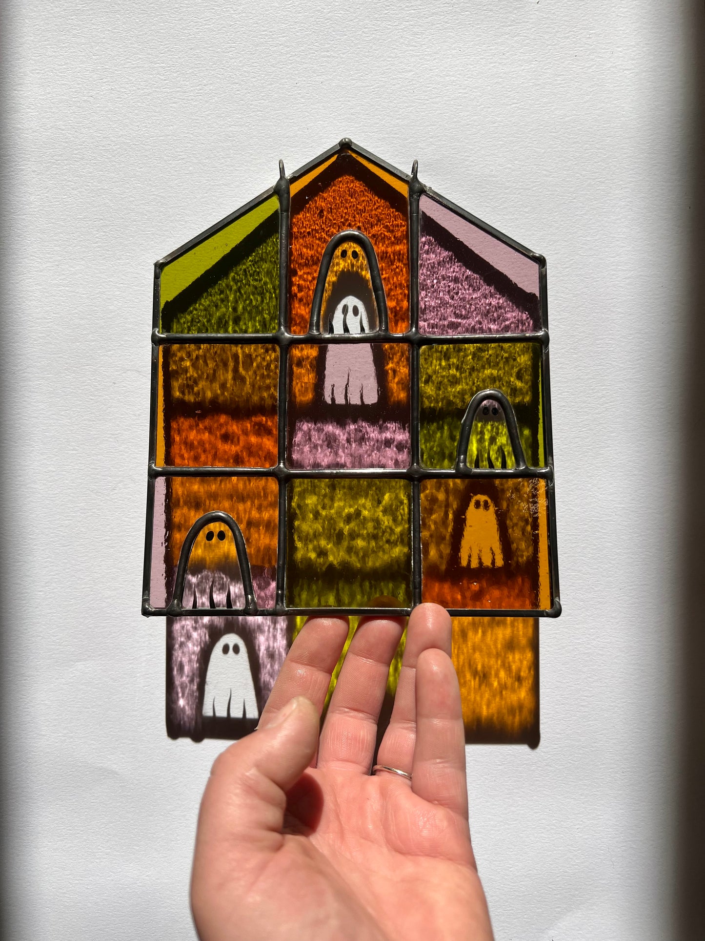 PREORDER / Haunted House / purple + olive + mustard