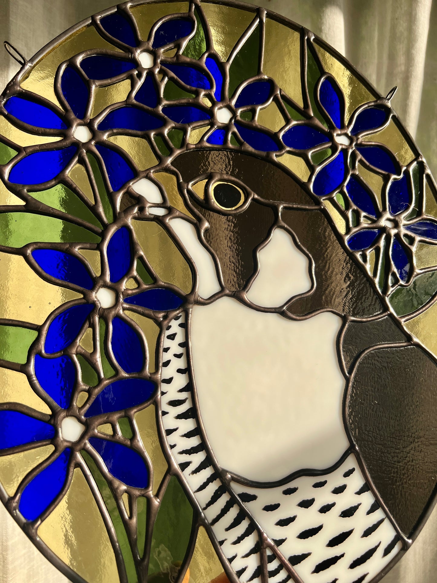 Wildflower Friend / Peregrine Falcon + Gentiana Tergestina / RESERVED