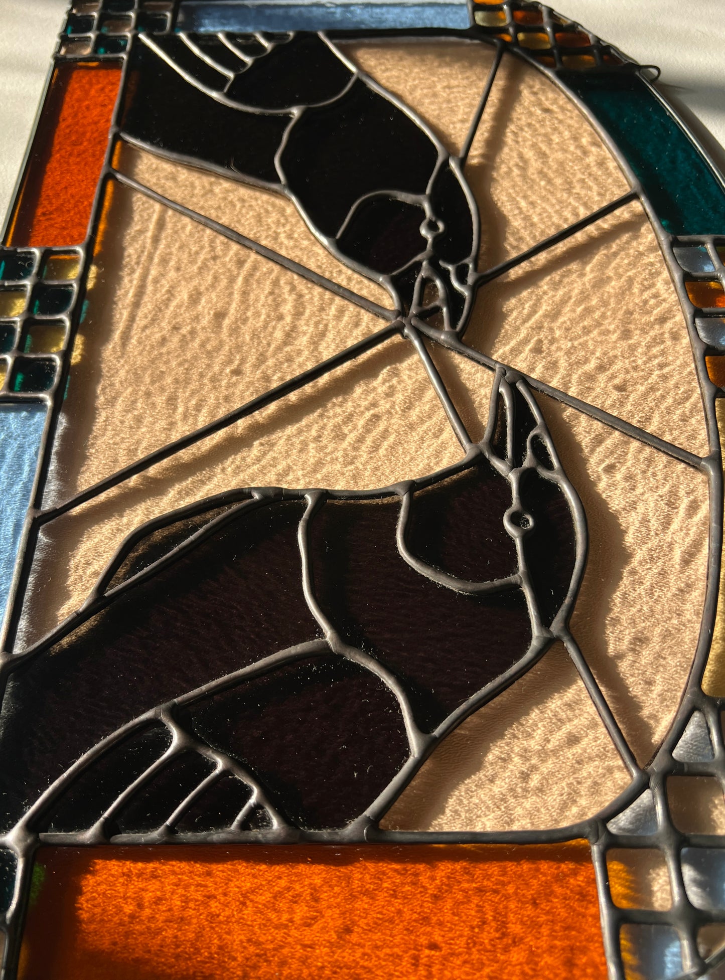 Pair of Patchwork Crows / RESERVED