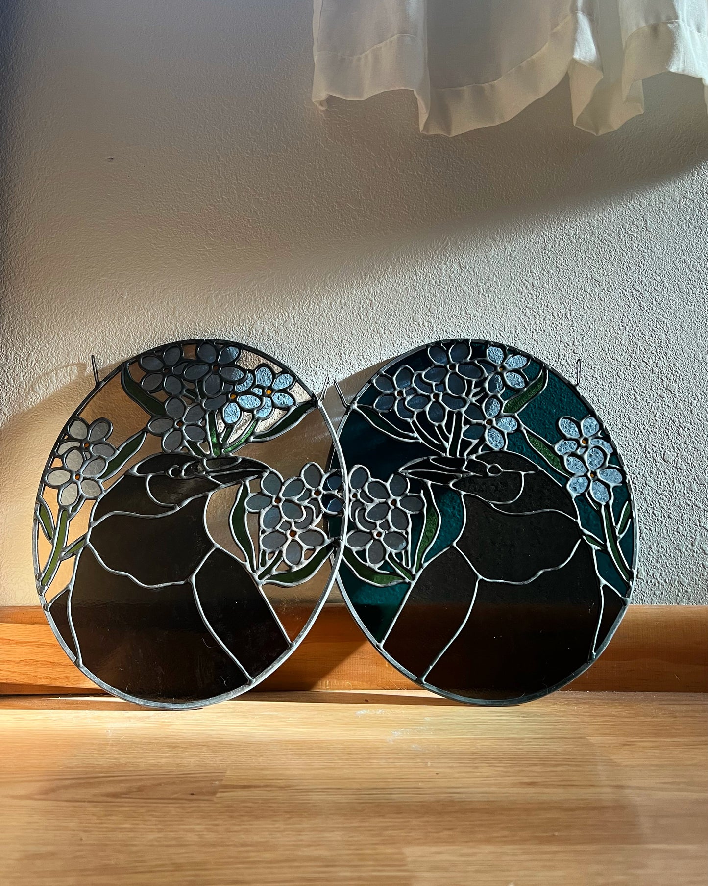 Wildflower Friend / Raven & Forget-me-nots / Dark Teal