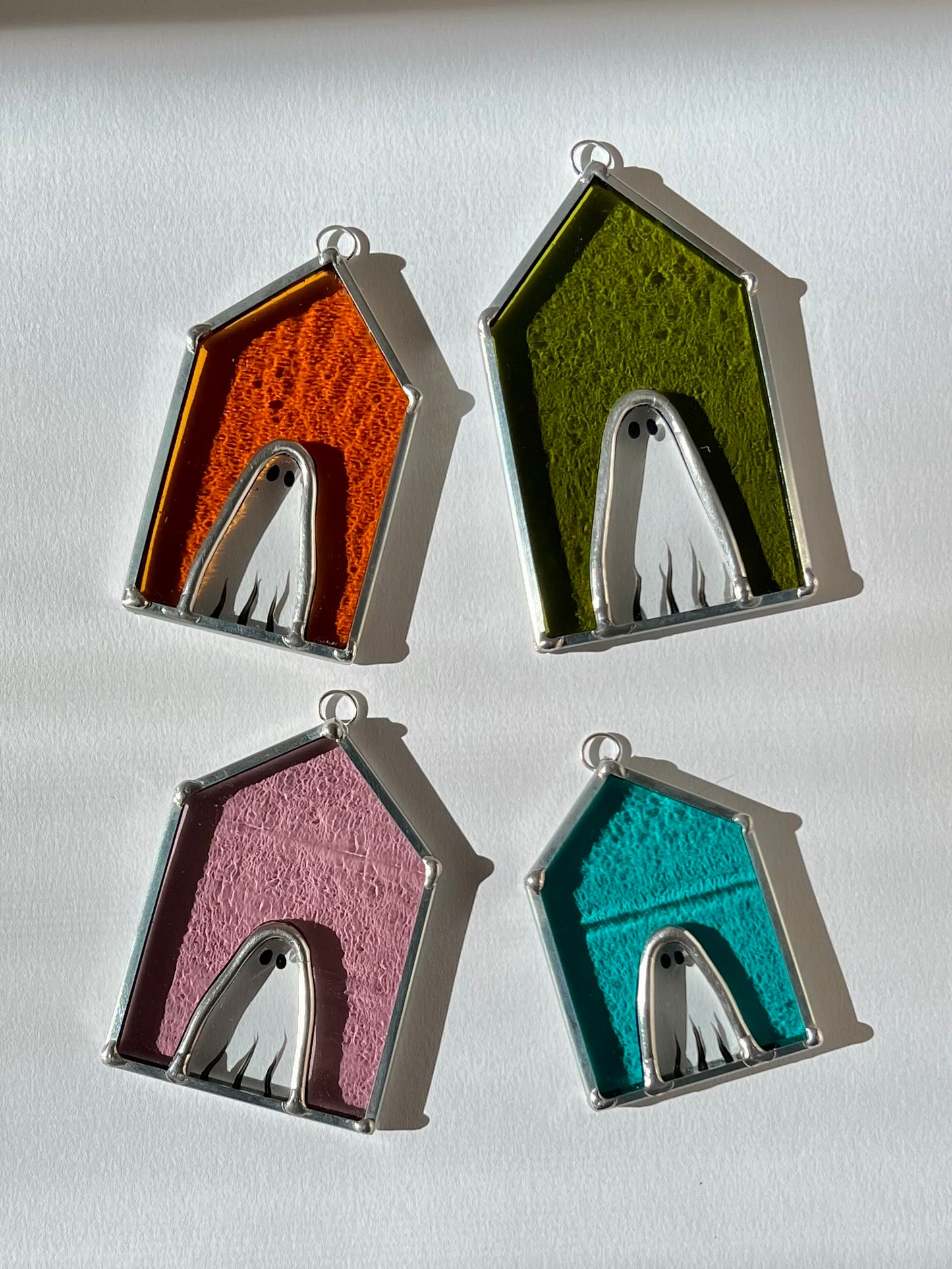 PREORDER / mini haunted house ornaments