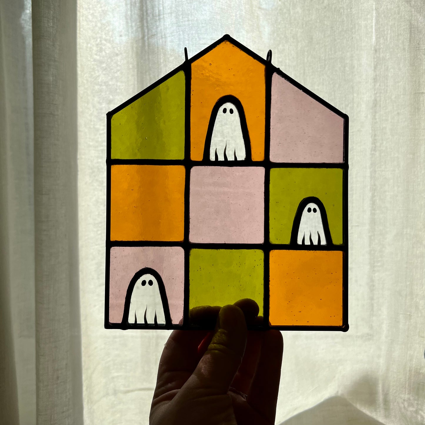 PREORDER / Haunted House / purple + olive + mustard