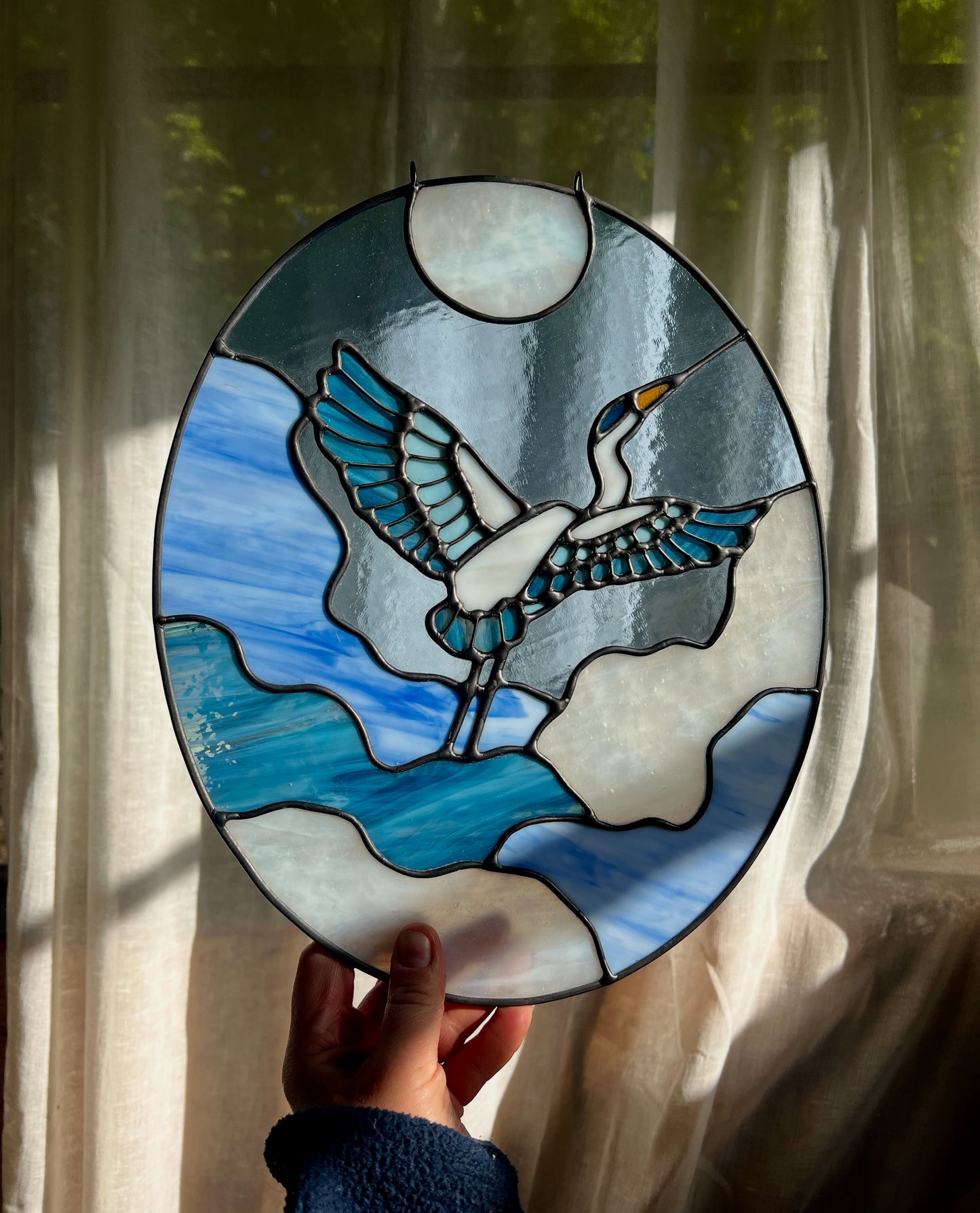 Cloudy Heron
