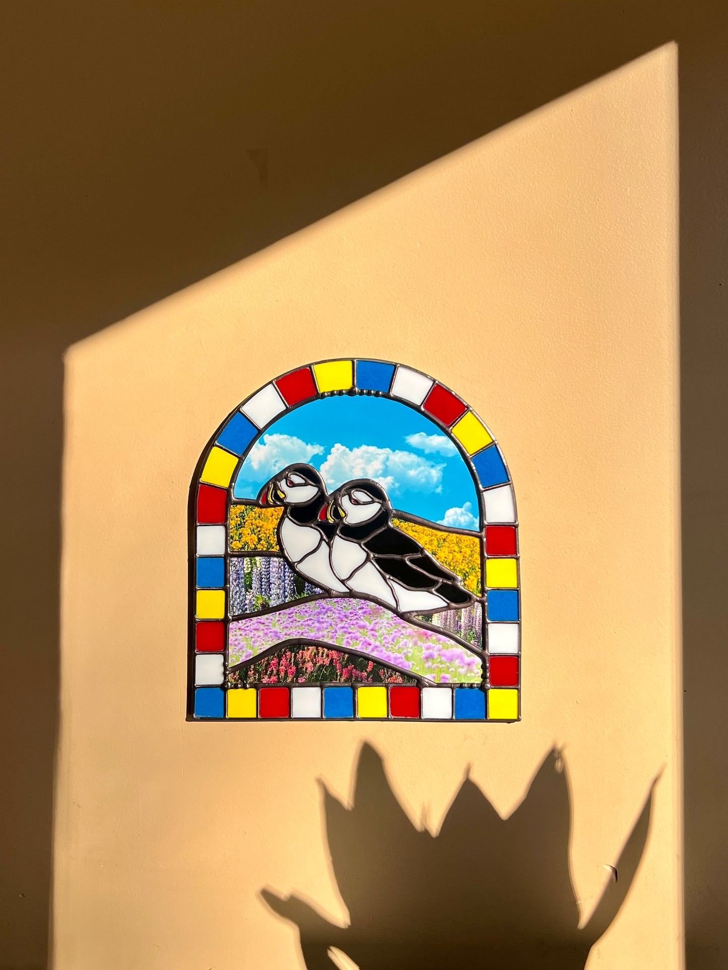 Lovebirds / Puffins Collage