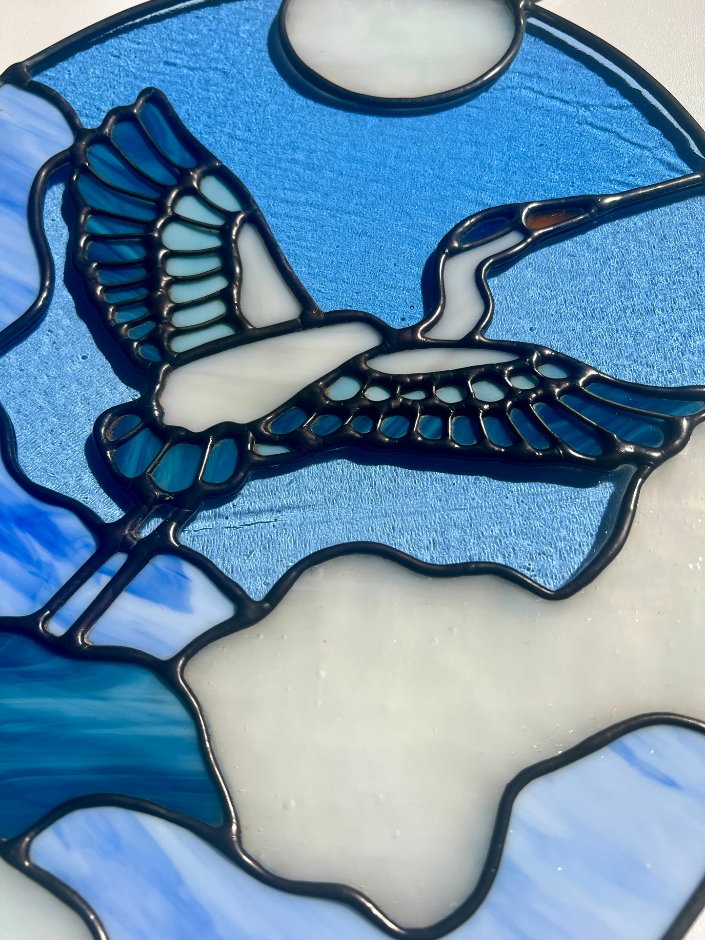 Cloudy Heron