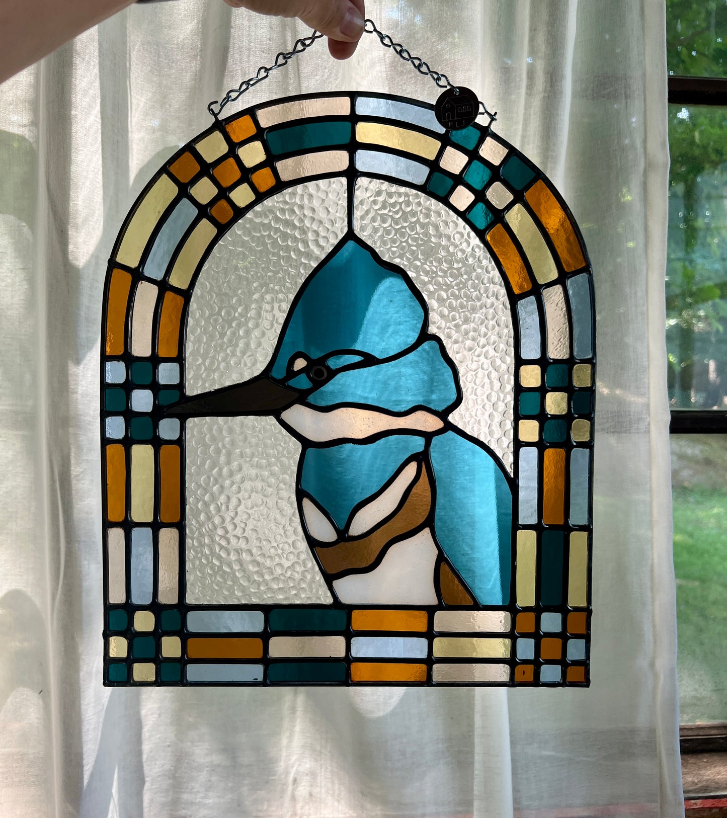 Patchwork Birds / Belted Kingfisher