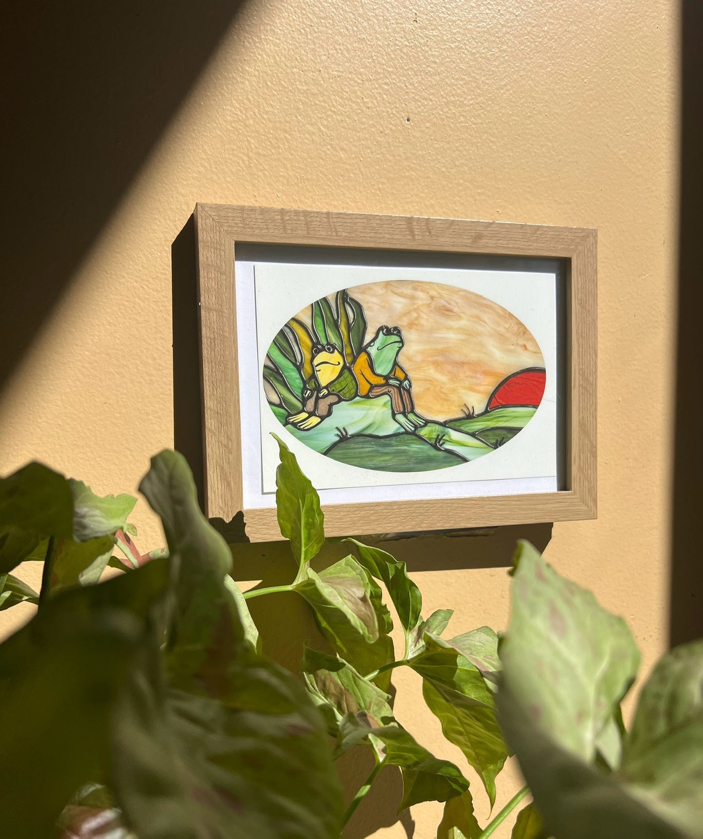 frog and toad sit and do nothing / ART PRINT