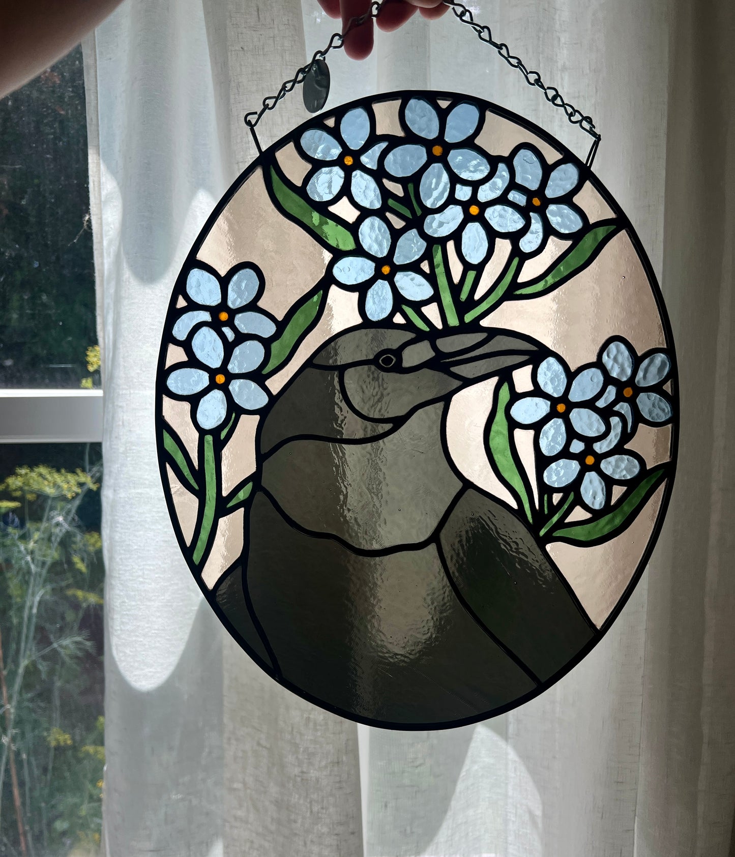 Wildflower Friend / Raven & Forget-me-nots