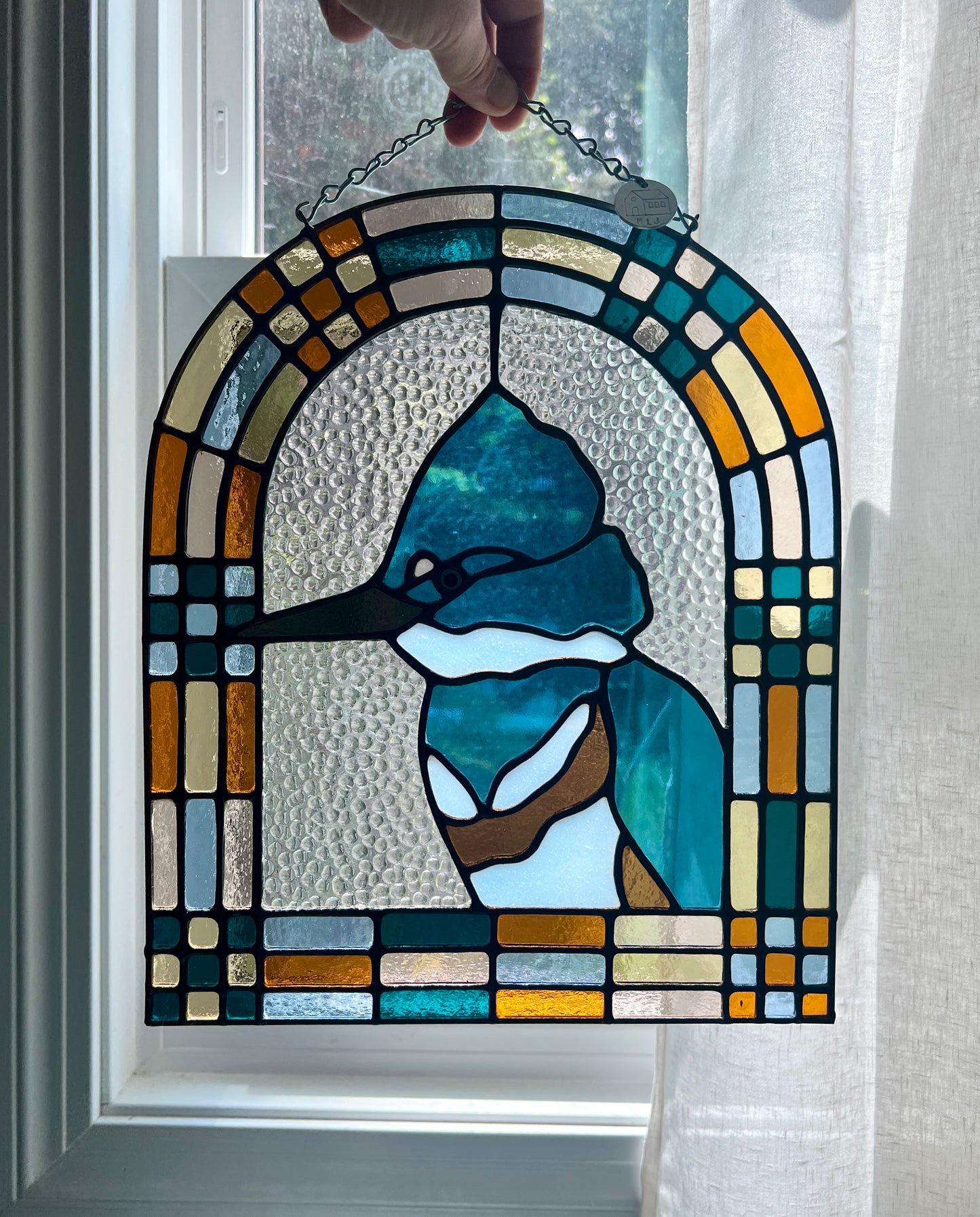 Patchwork Birds / Belted Kingfisher