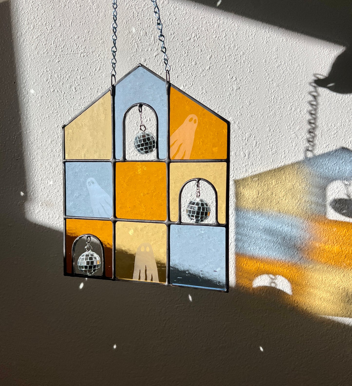 PREORDER / Haunted House Party / blue + mustard + yellow