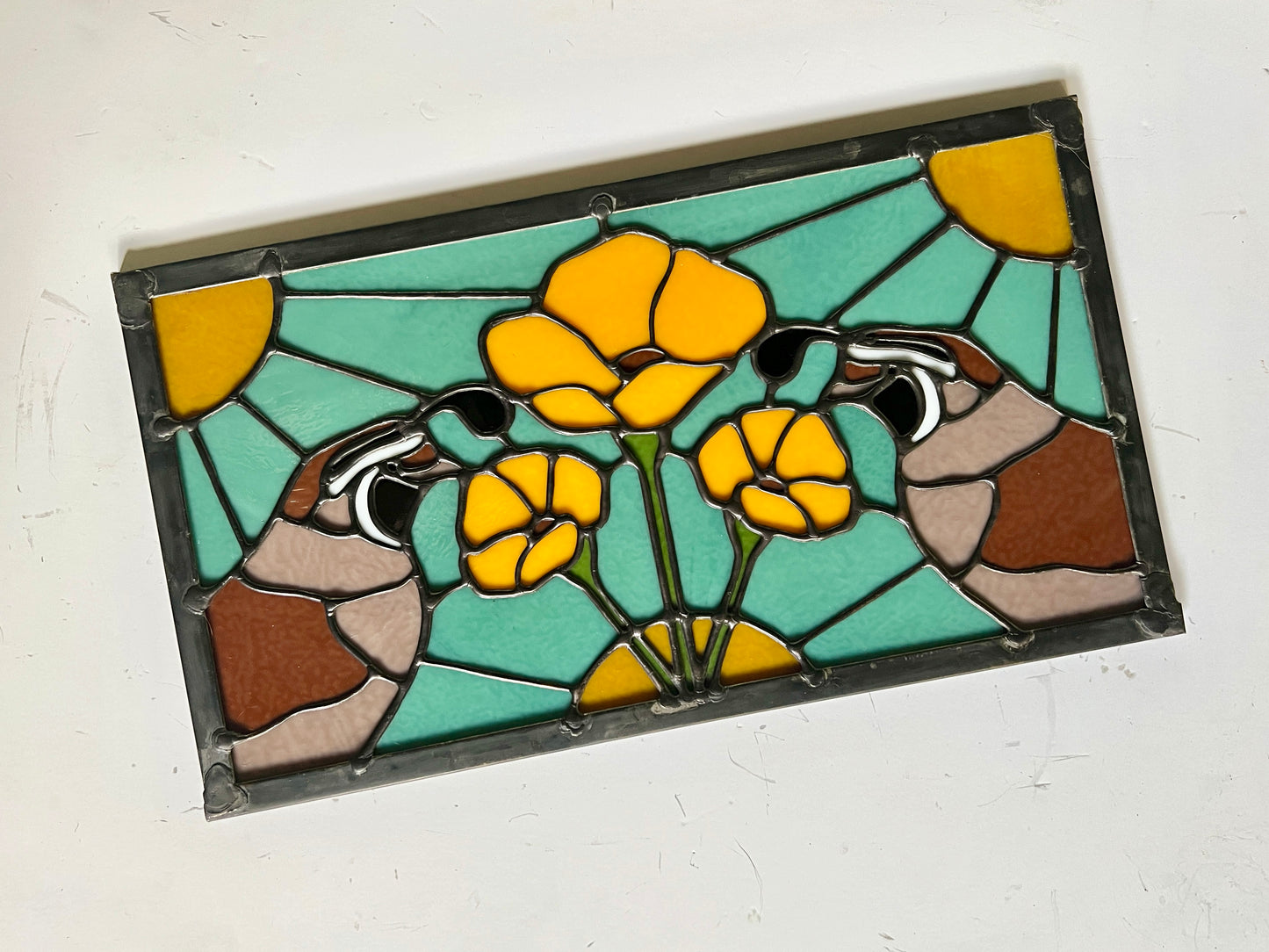 California Quails +  California Poppies