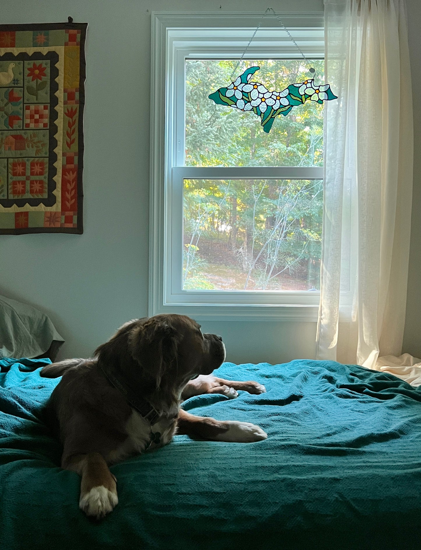 Floral Upper Peninsula / forget-me-nots