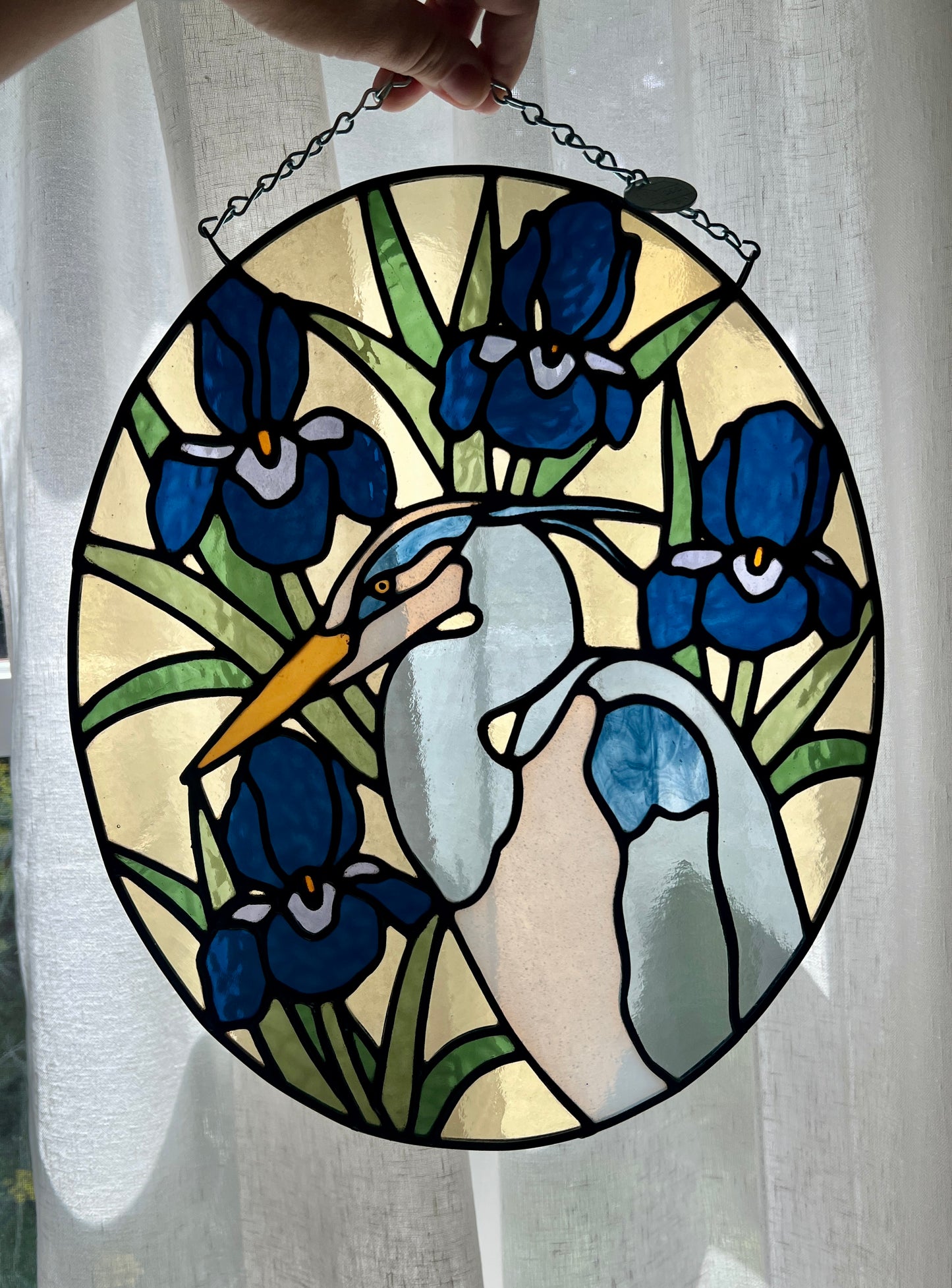 Wildflower Friend / Great Blue Heron + Wild Irises