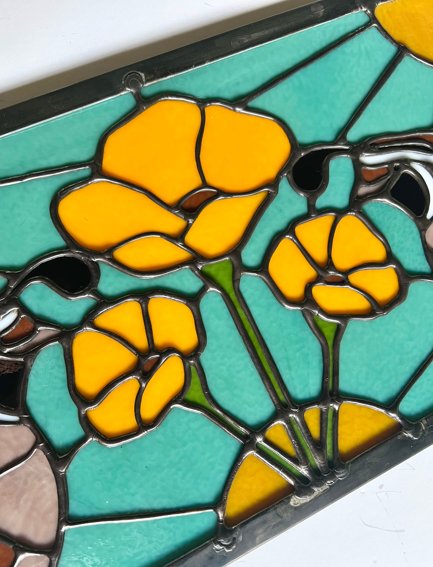 California Quails +  California Poppies