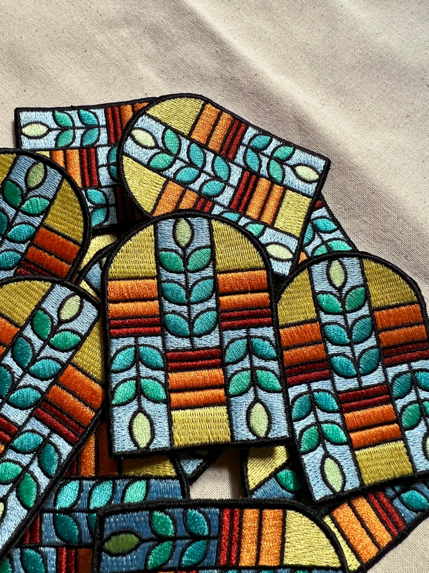 sew on patches