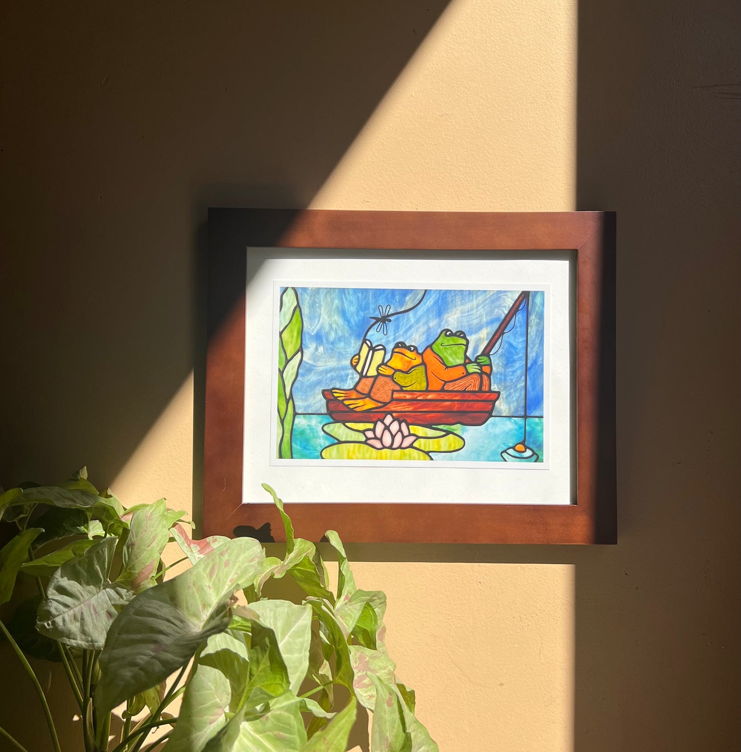 frog and toad go fishing / ART PRINT