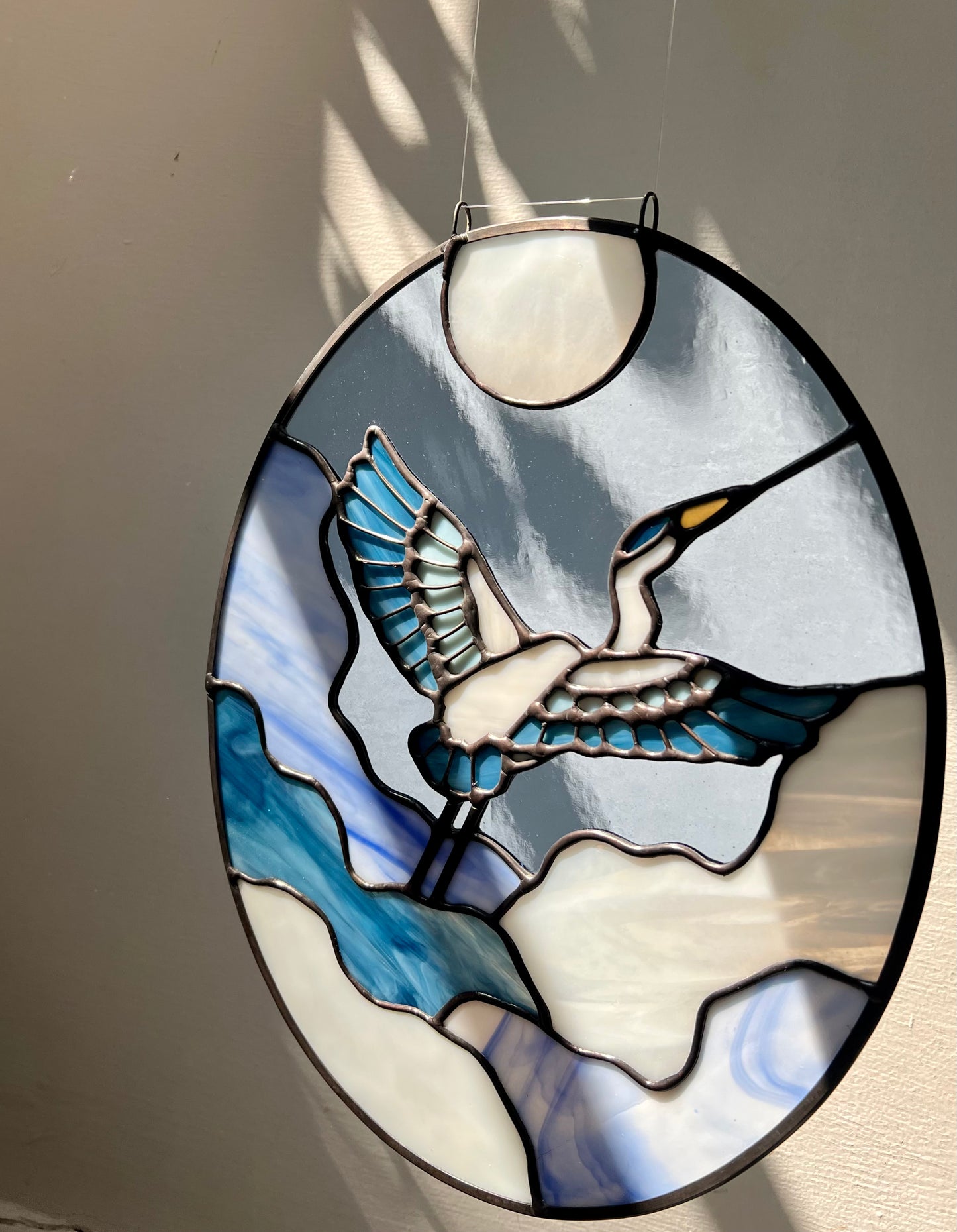 Cloudy Heron