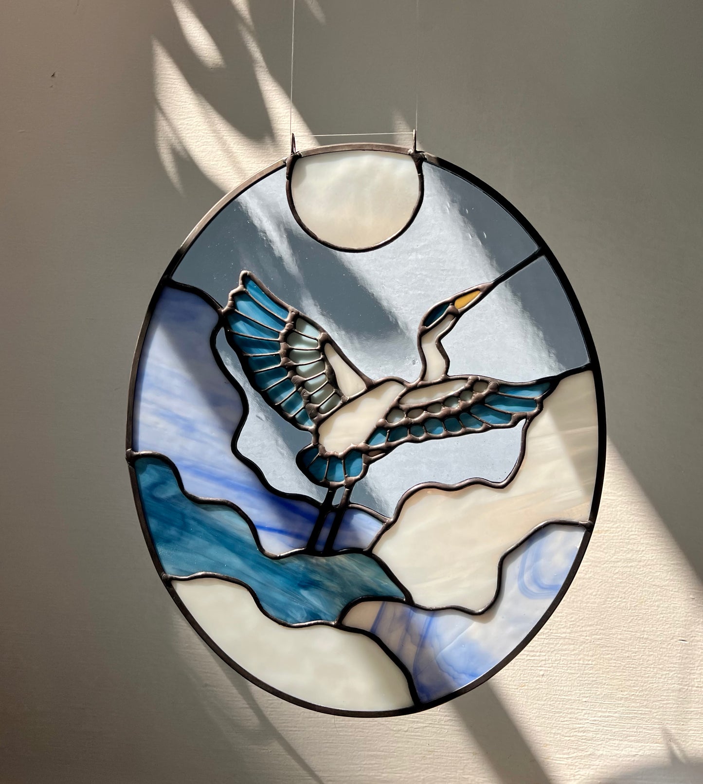 Cloudy Heron