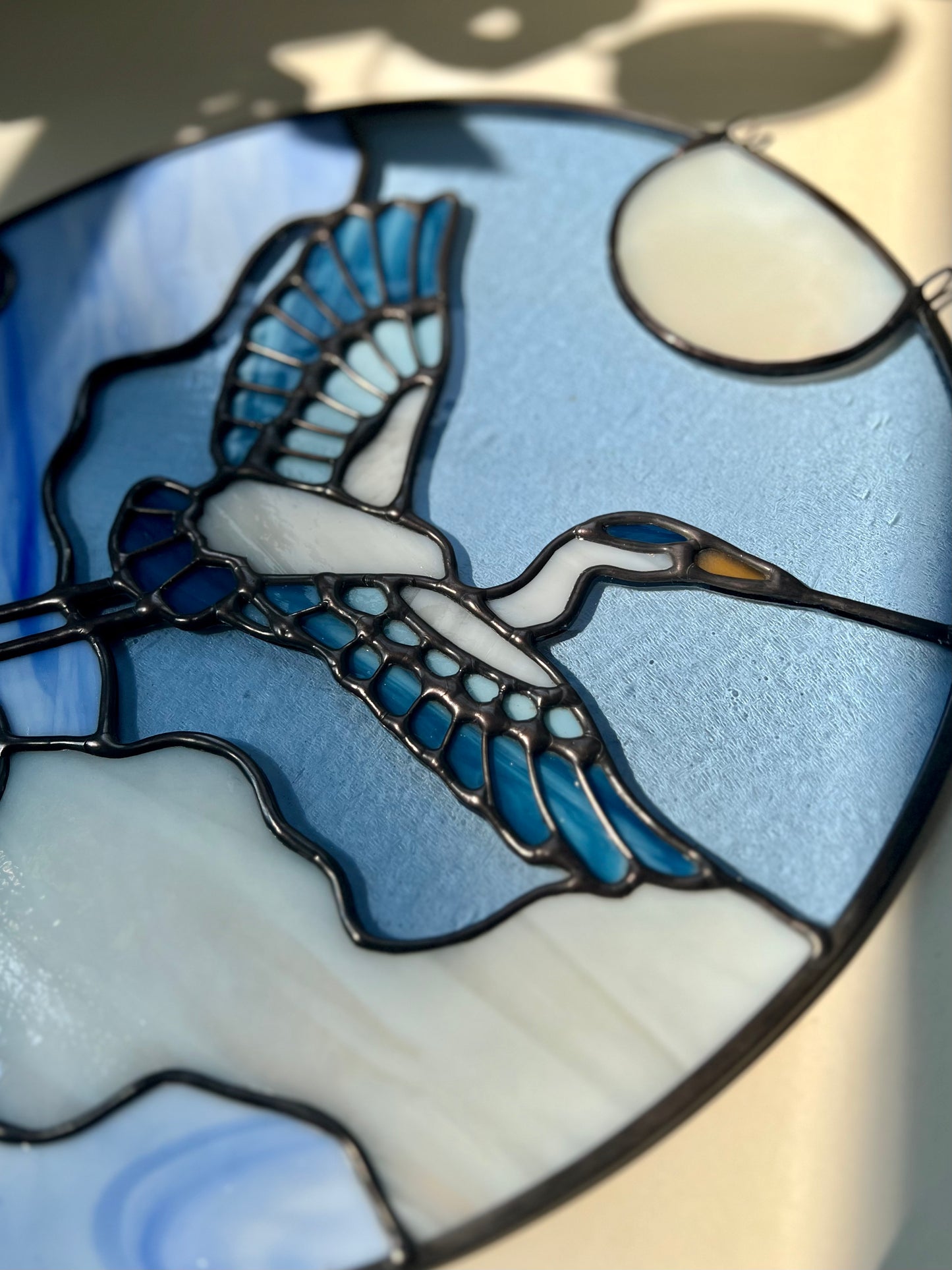 Cloudy Heron