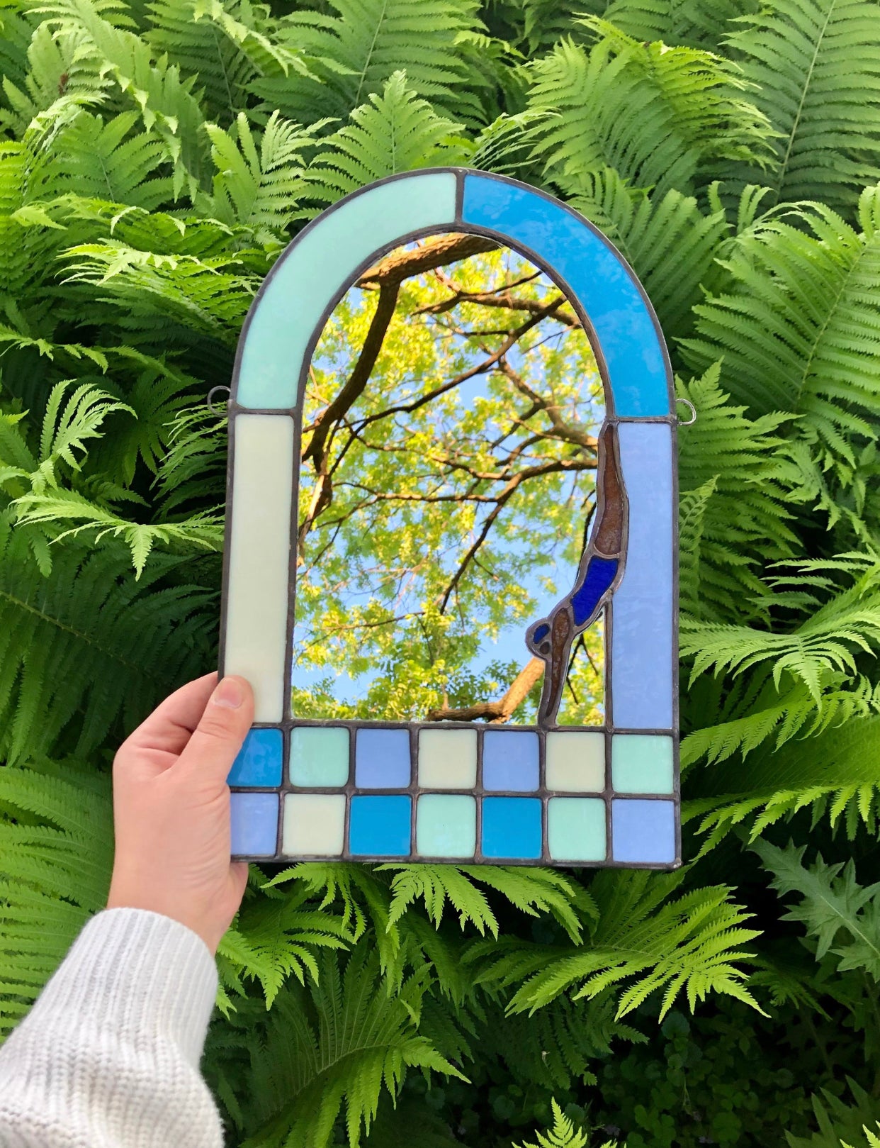 Pool Tile Diver Mirror