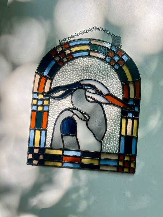 Patchwork Birds / Great Blue Heron