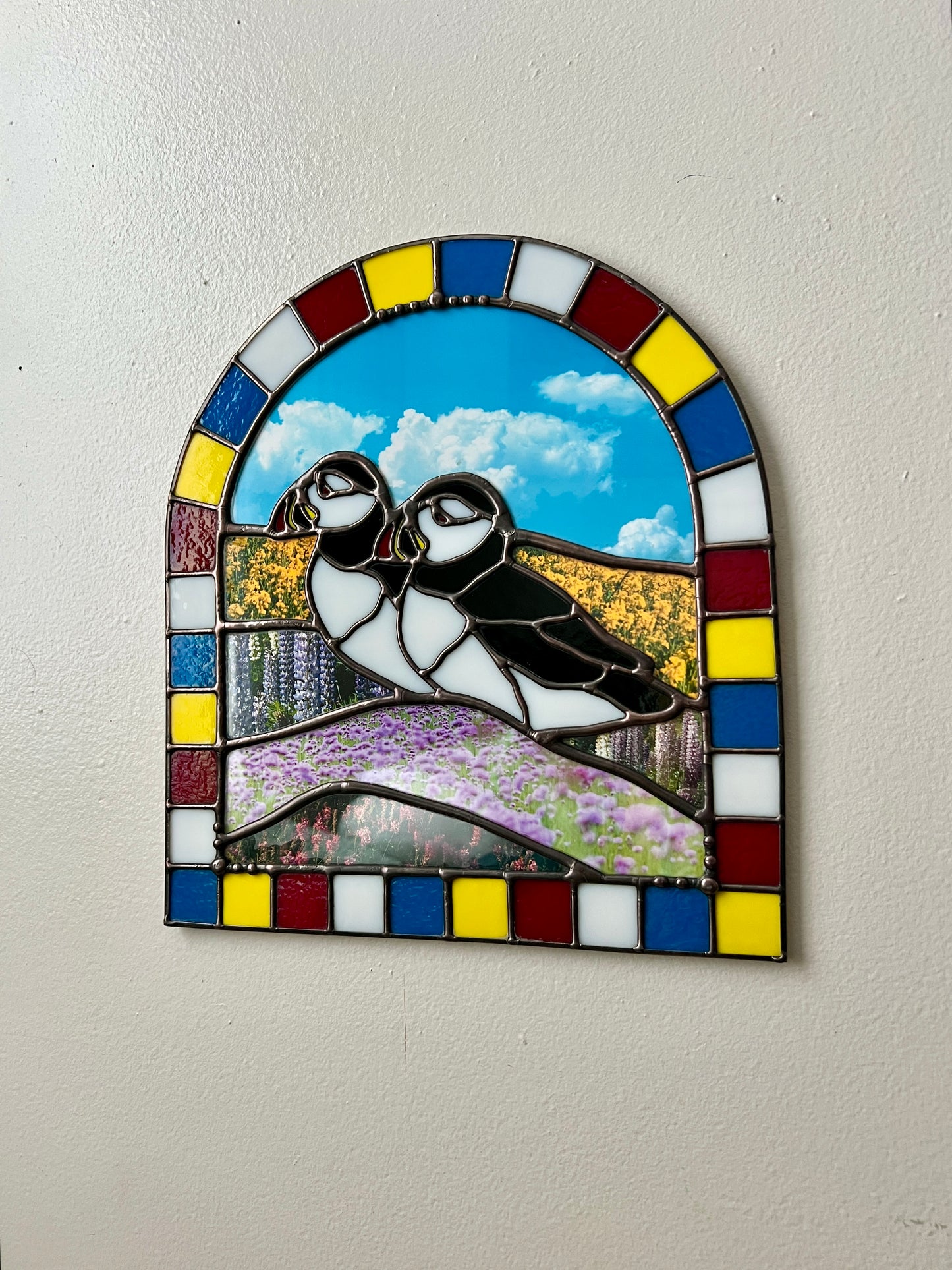 Lovebirds / Puffins Collage