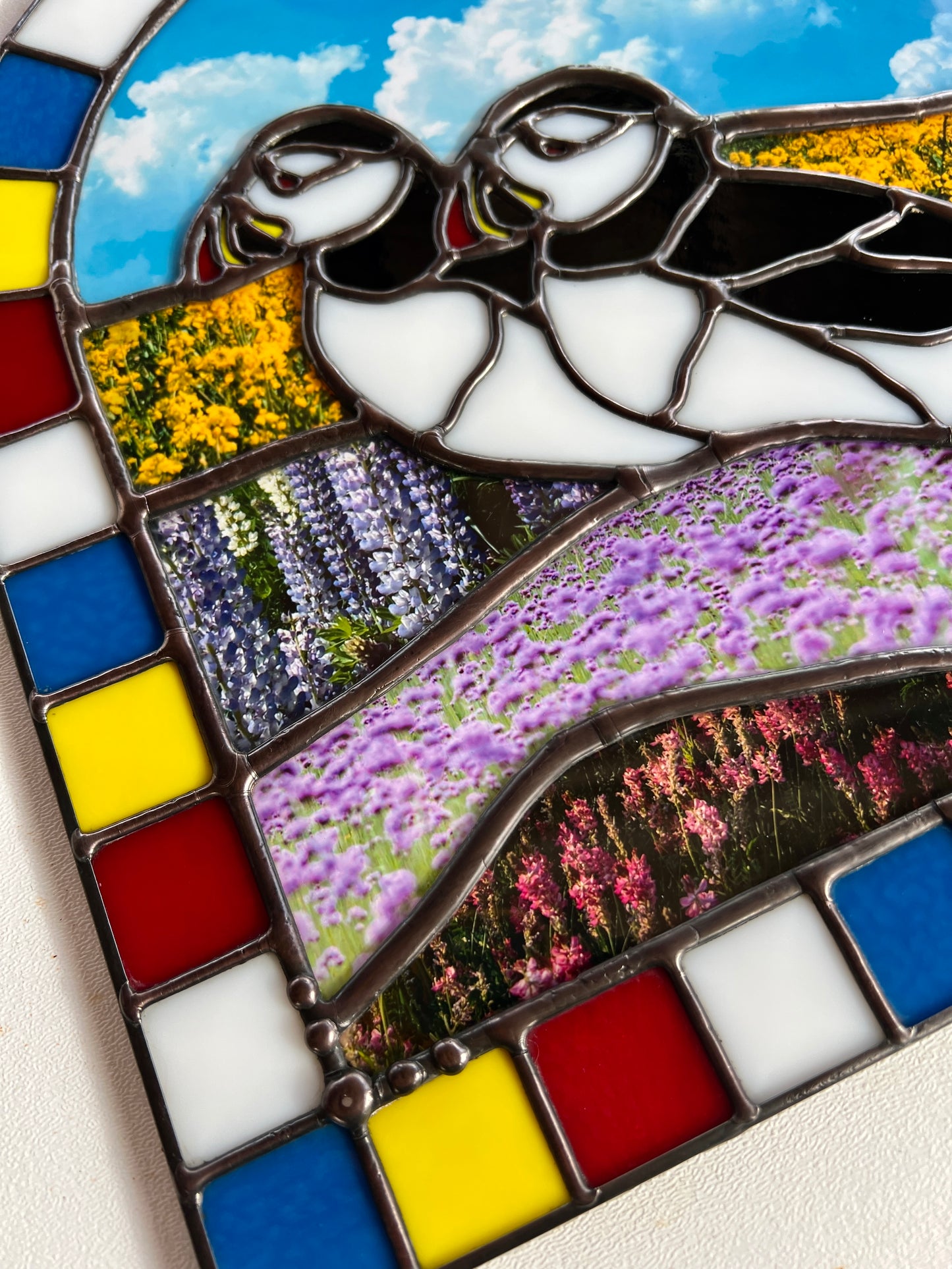 Lovebirds / Puffins Collage