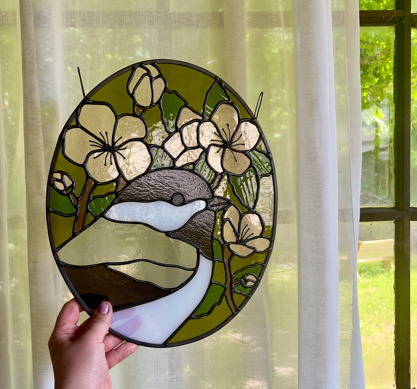 Wildflower Friend / Chickadee & Apple Blossoms