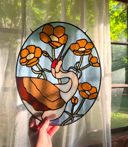 Wildflower Friend / Sandhill Crane + Buttercups