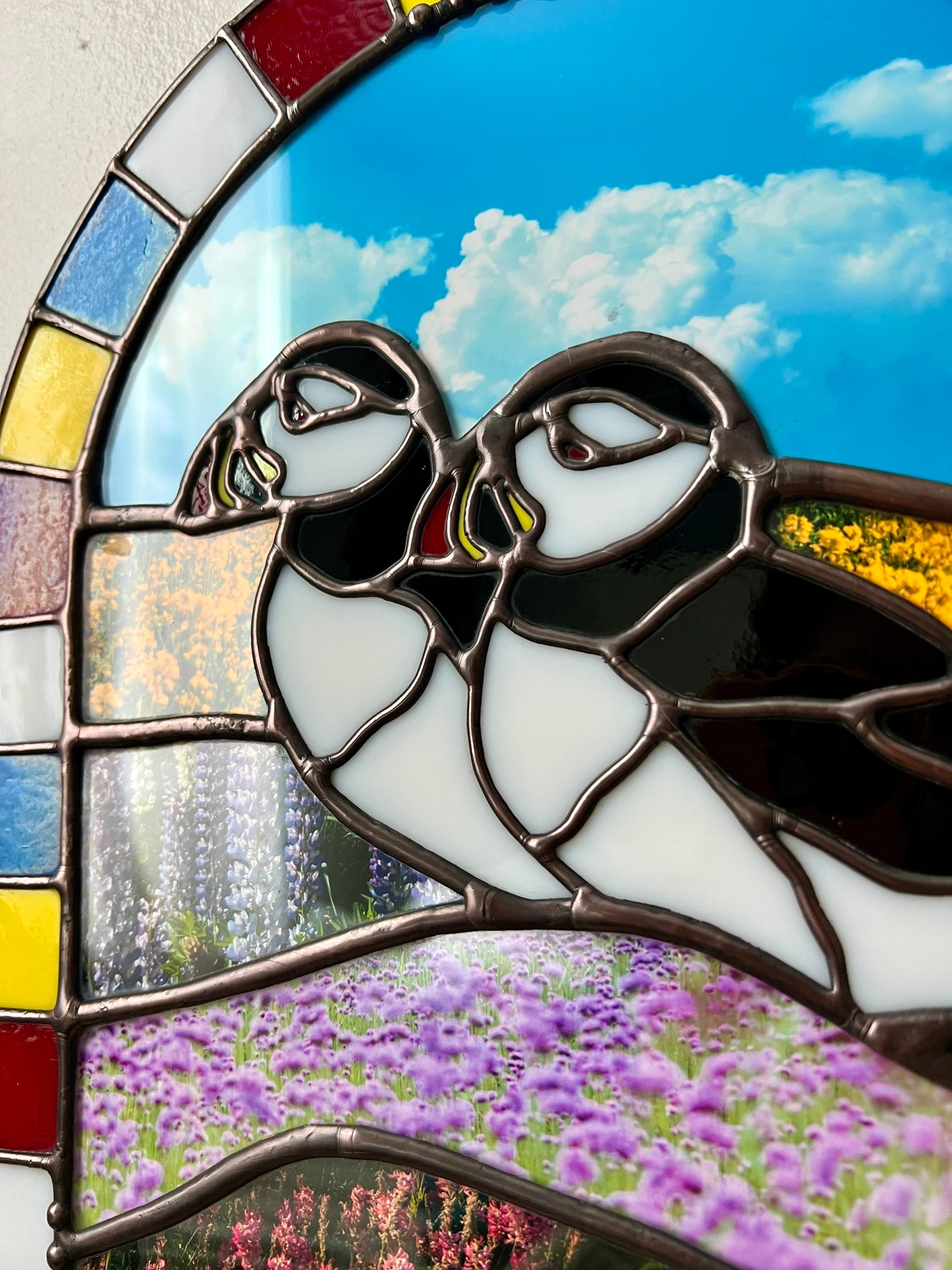 Lovebirds / Puffins Collage