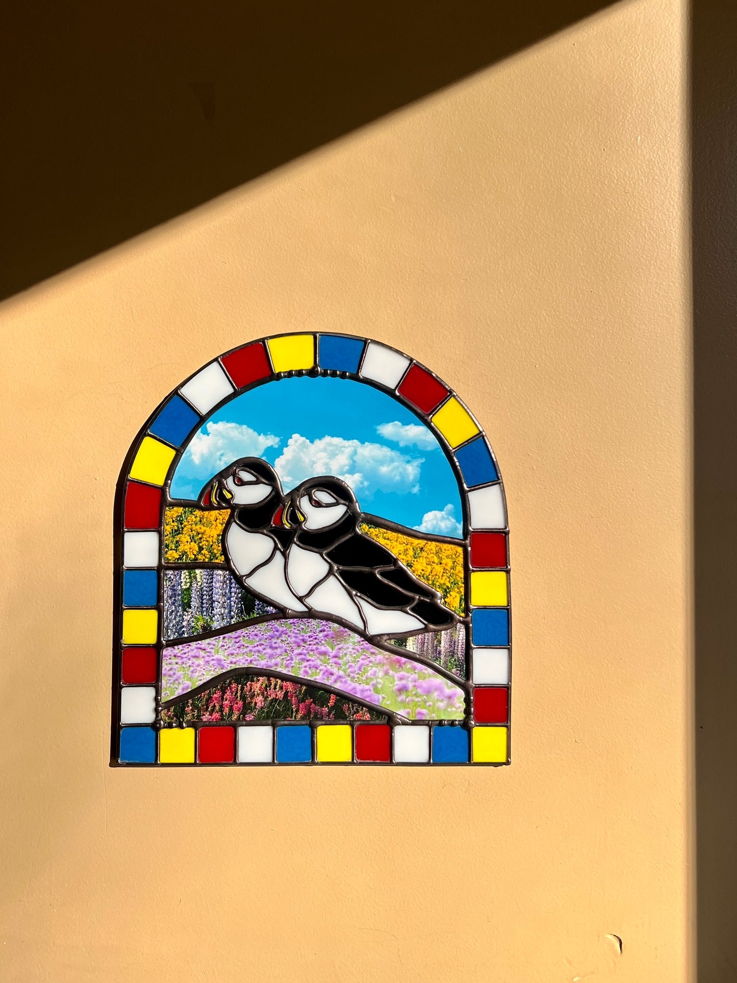 Lovebirds / Puffins Collage