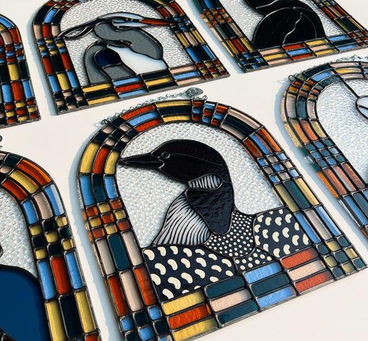 Patchwork Birds / Loon