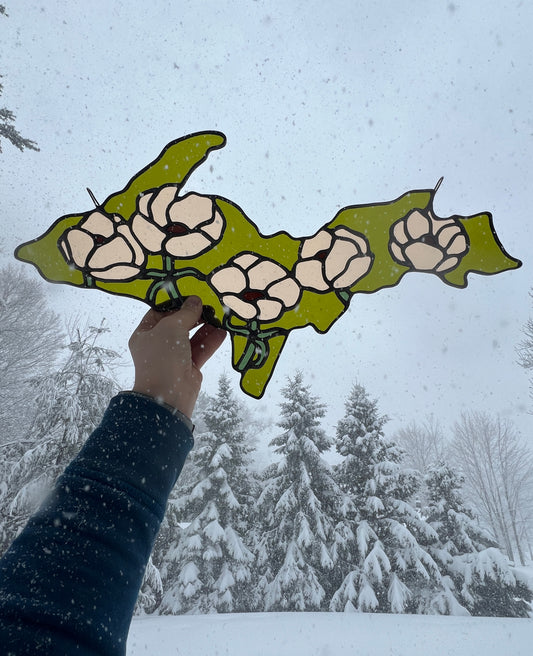 Floral Upper Peninsula / anemones