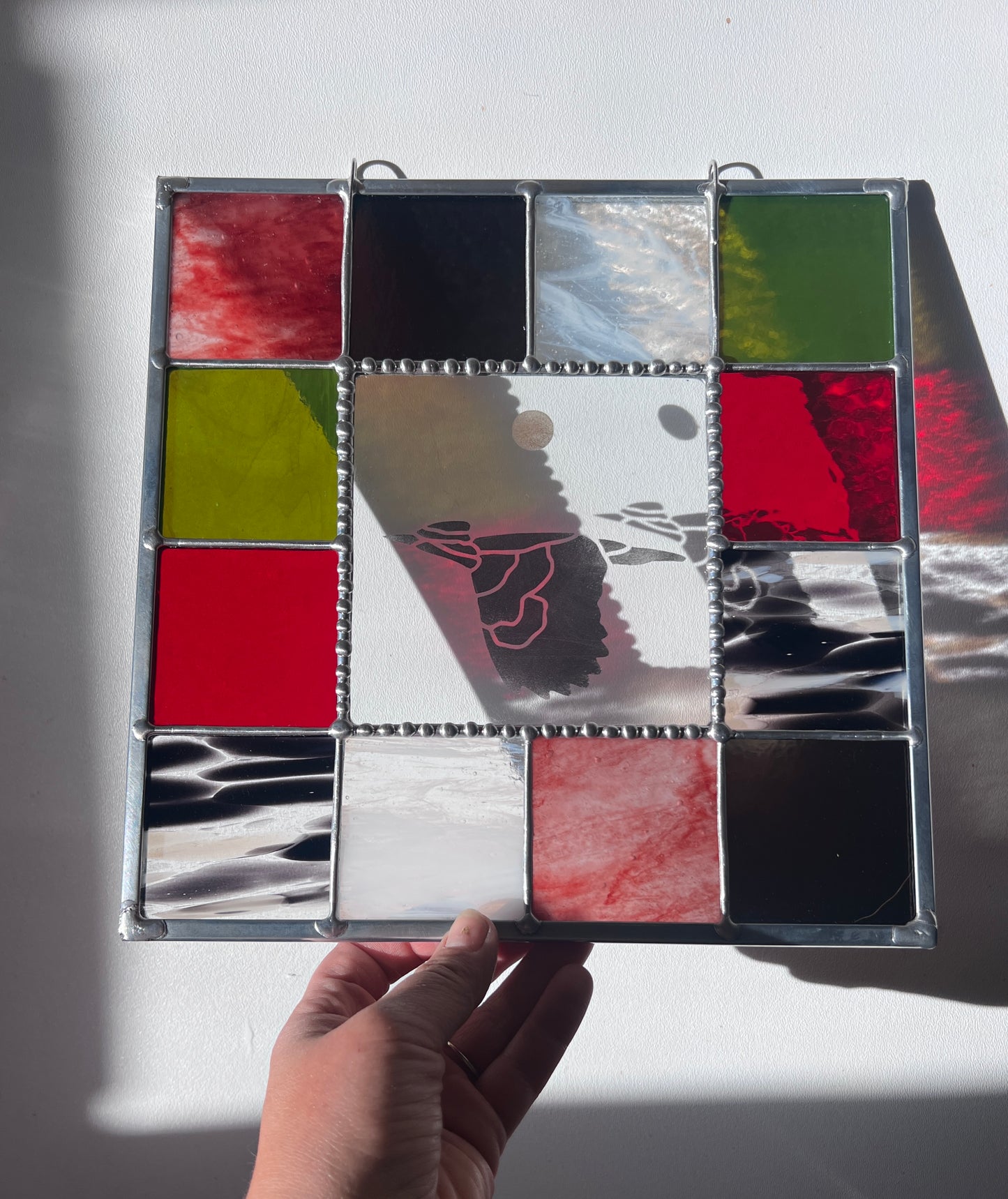 Etched Pileated Woodpecker Palette