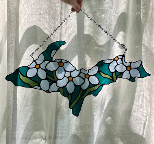 Floral Upper Peninsula / forget-me-nots