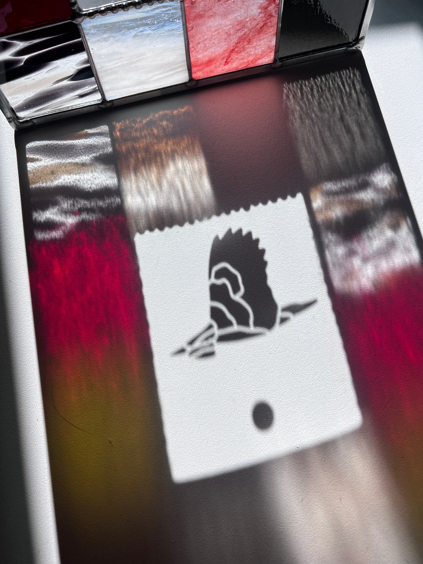 Etched Pileated Woodpecker Palette