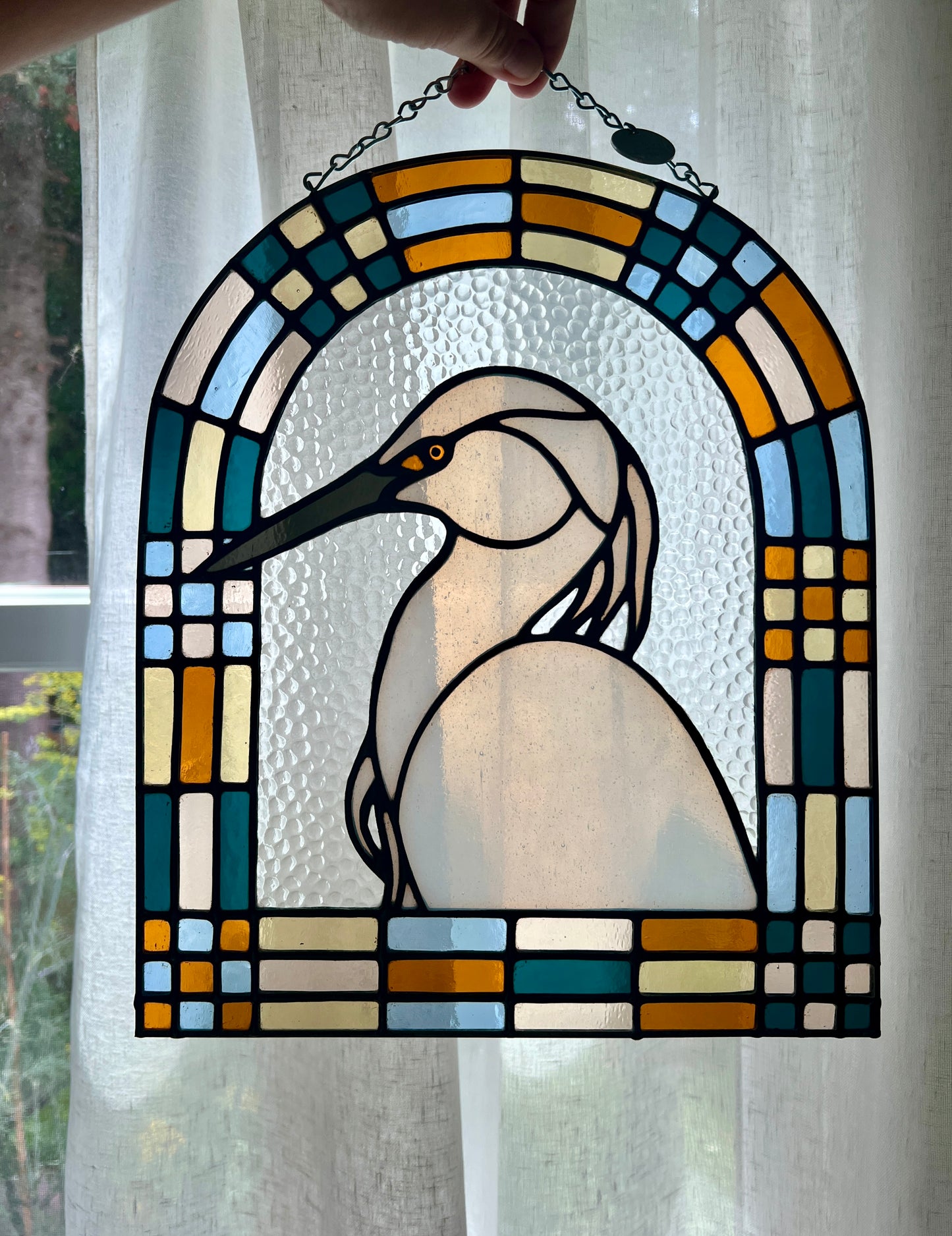 Patchwork Birds / Egret