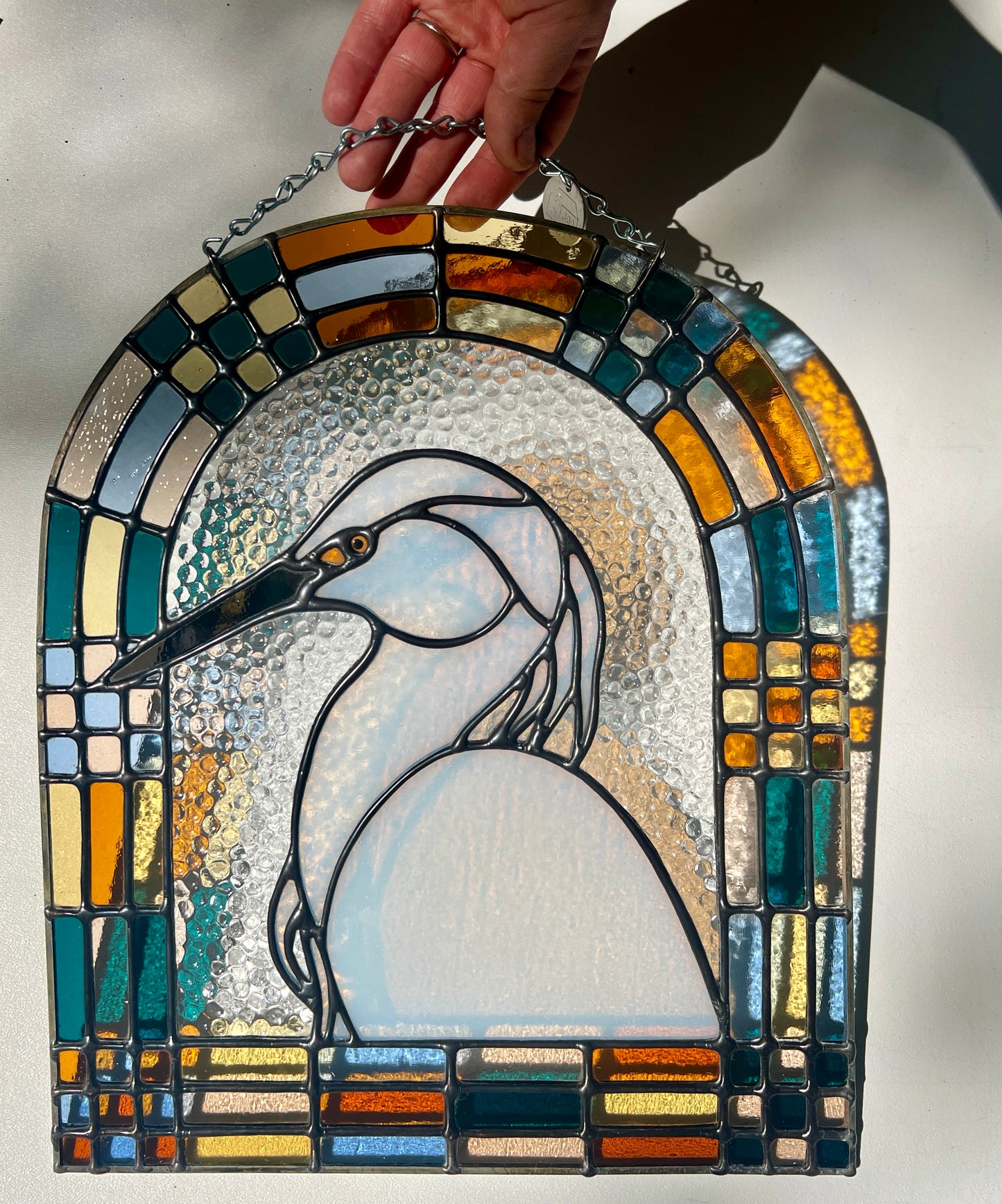 Patchwork Birds / Egret