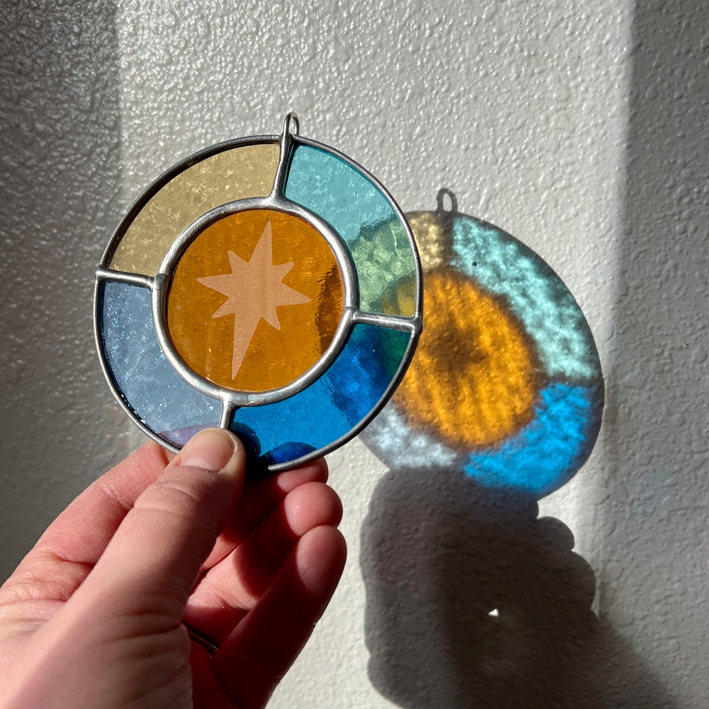 RESERVED / north star suncatcher / set of nine