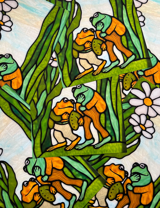 A Lost Button / Frog and Toad / ART PRINT