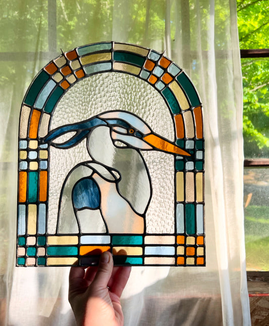 Patchwork Birds / Great Blue Heron