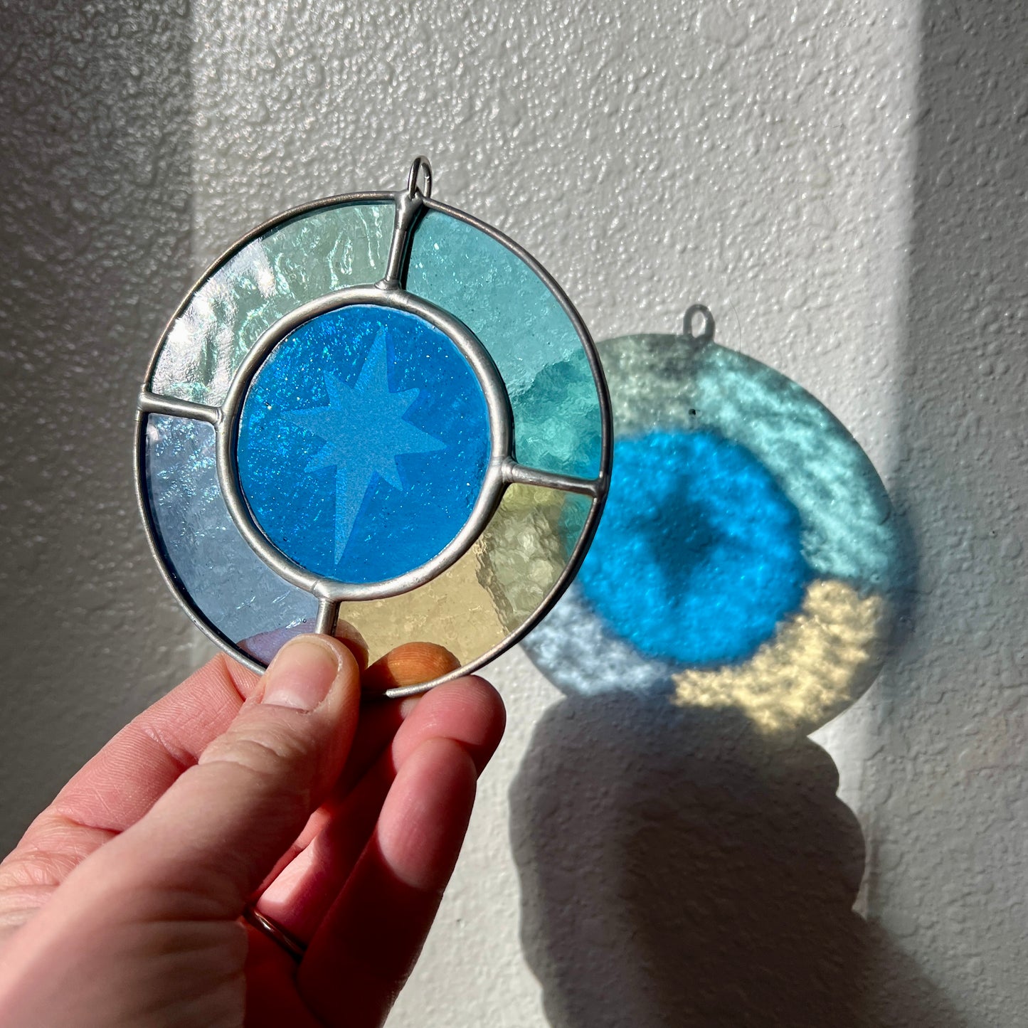 RESERVED / north star suncatcher / set of nine