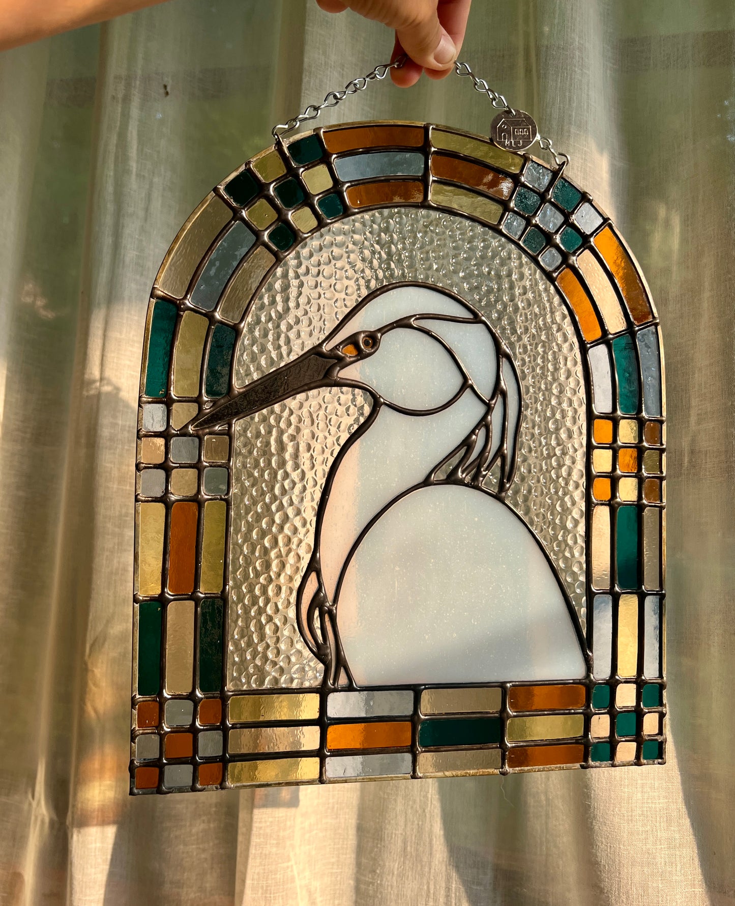 Patchwork Birds / Egret