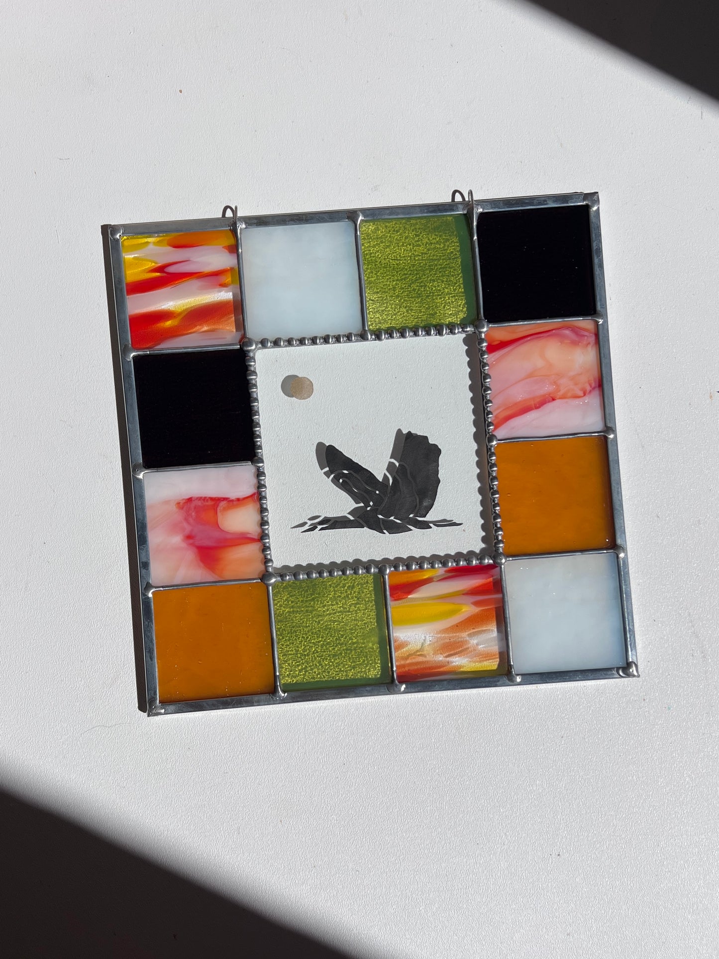 Etched Sandhill Crane Palette