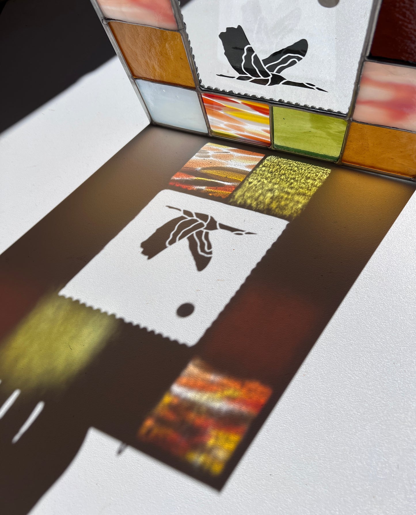 Etched Sandhill Crane Palette
