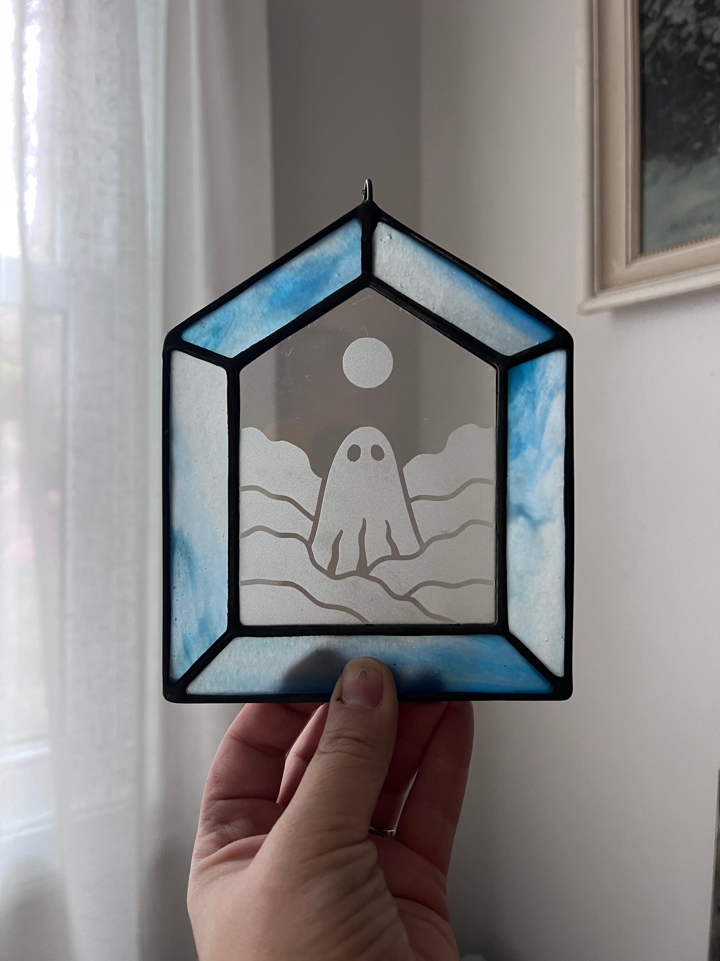 Cloudy Houses / multiple colors / READY TO SHIP