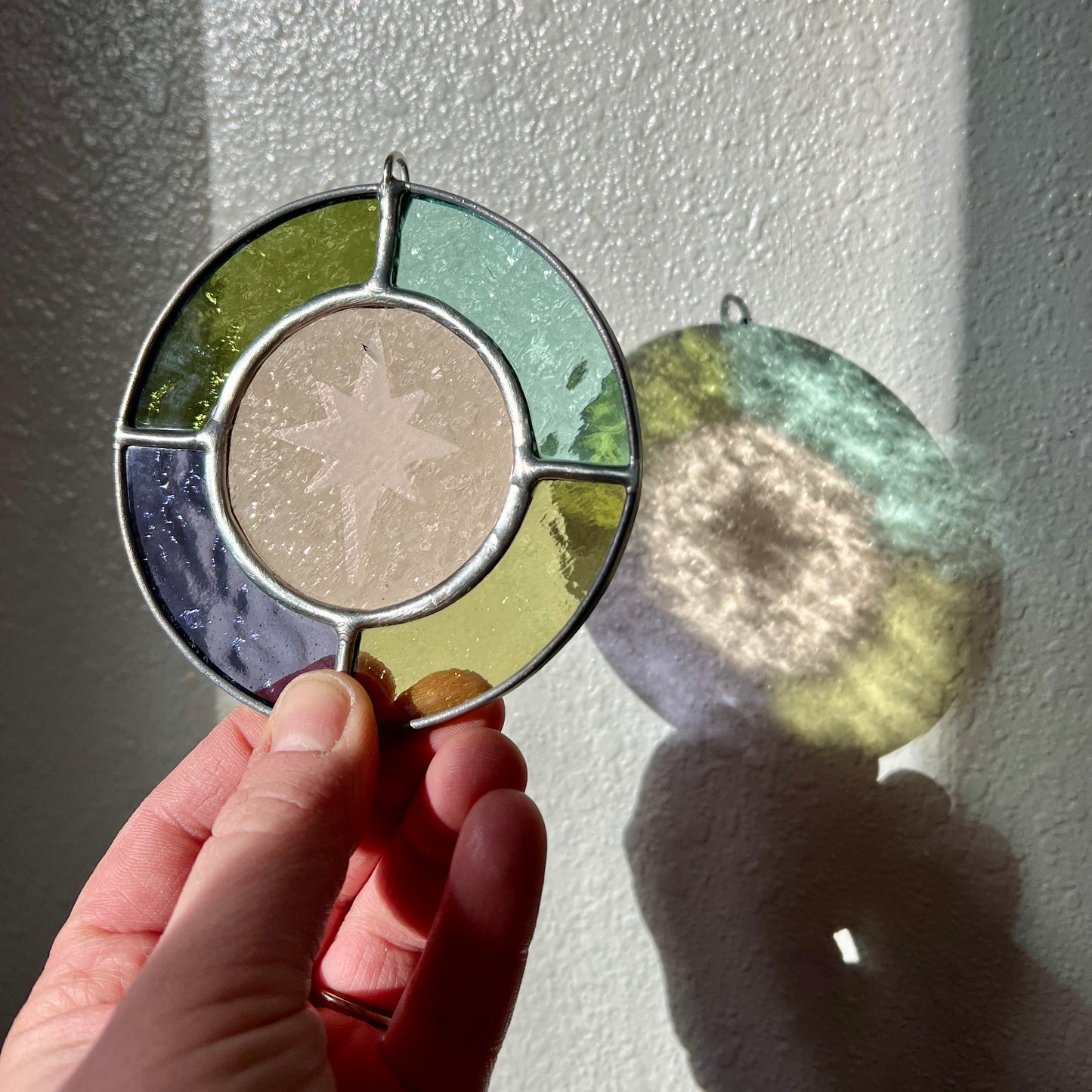 RESERVED / north star suncatcher / set of nine