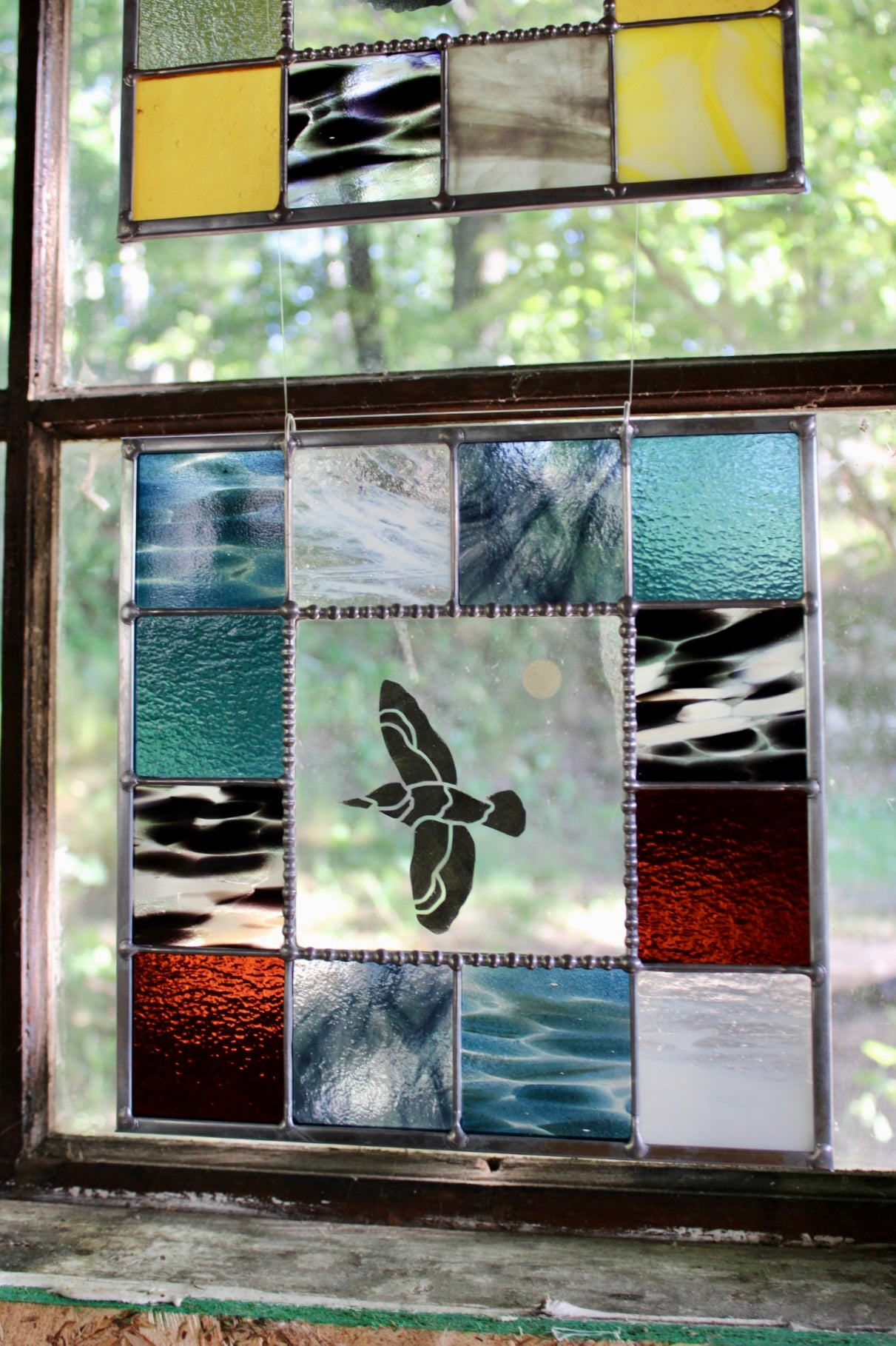 Etched Belted Kingfisher Palette